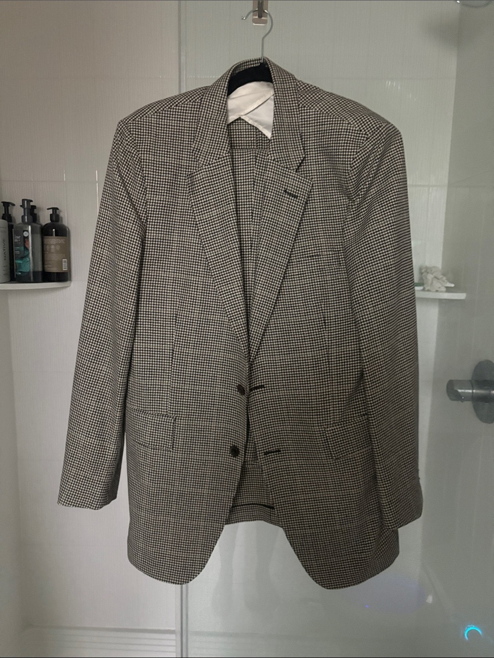 Todd Snyder Black & White Houndstooth Sport Coat